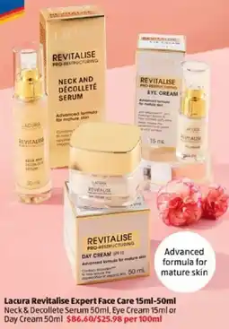 ALDI Lacura Revitalise Expert Face Care offer