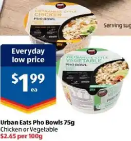 ALDI Urban Eats Pho Bowls offer
