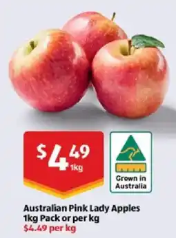 ALDI Australian Pink Lady Apples offer