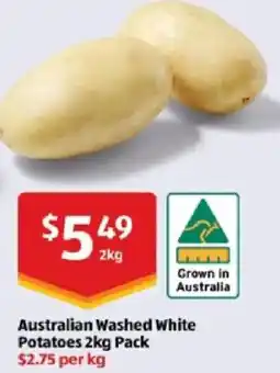 ALDI Australian Washed White Potatoes offer