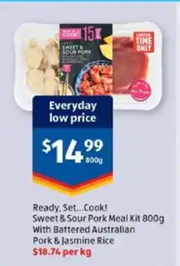 ALDI Ready, Set...Cook! Sweet & Sour Pork Meal Kit offer
