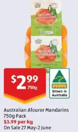 ALDI Australian Afourer Mandarins offer