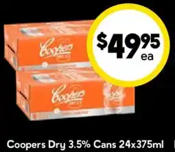 Drakes Coopers Dry 3.5% Cans offer