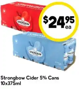Drakes Strongbow Cider 5% Cans offer