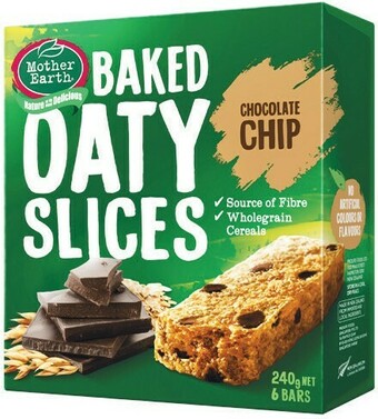 Woolworths Mother Earth Oaty Slices 240g Pk 6 offer