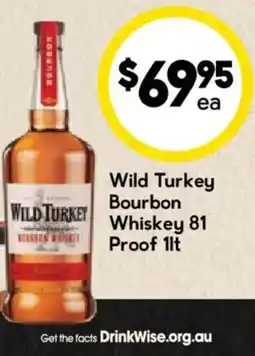 Drakes Wild Turkey Bourbon Whiskey 81 Proof offer