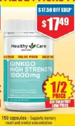 Chemist Warehouse Ginkgo high strength offer
