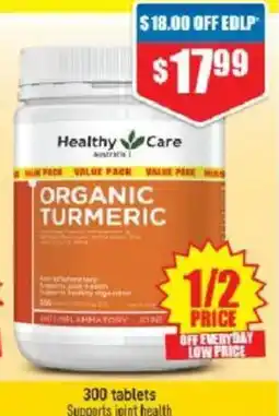 Chemist Warehouse Organic turmeric offer