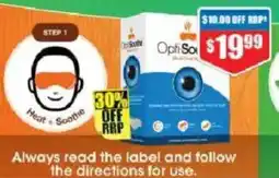 Chemist Warehouse Opti-Soothe Moist Heat Mask offer