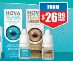 Chemist Warehouse Nova Tears Preservative Free or + Omega-3 Eye Drops offer