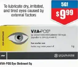 Chemist Warehouse VitA-POS Eye Ointment offer