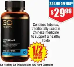 Chemist Warehouse Go Healthy Go Tribulus Max offer