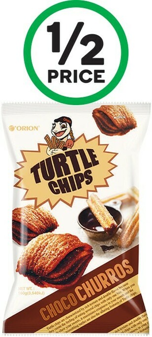 Woolworths Orion Turtle Chips 160g offer