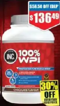 Chemist Warehouse INC. 100% Dynamic Whey WPI Chocolate offer