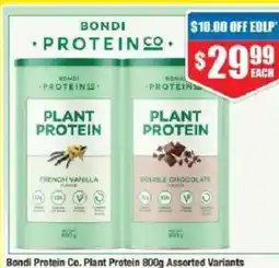 Chemist Warehouse Bondi Protein Co. Plant Protein offer