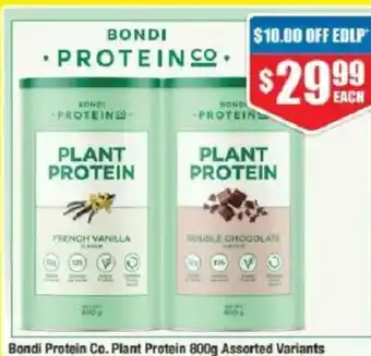 Chemist Warehouse Bondi Protein Co. Plant Protein offer