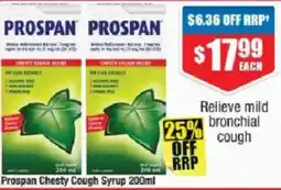 Chemist Warehouse Prospan Chesty Cough Syrup offer