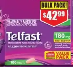 Chemist Warehouse Telfast 180mg offer