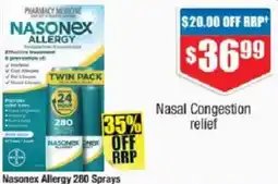 Chemist Warehouse Nasonex Allergy offer
