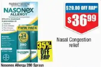 Chemist Warehouse Nasonex Allergy offer
