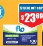 Chemist Warehouse Flo 100 sachets offer