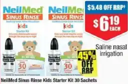 Chemist Warehouse NeilMed Sinus Rinse Kids Starter Kit offer
