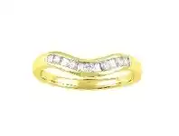 Bevilles Jewellery 9ct Gold 0.21ct Diamond Eternity Ring offer