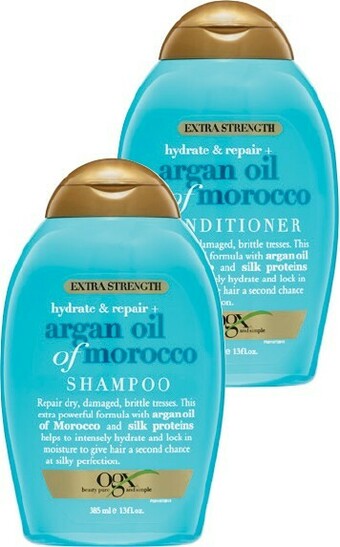 Woolworths OGX Extra Strength Shampoo or Conditioner 385ml offer