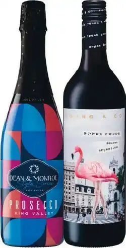 Woolworths Dean & Monroe Prosecco OR Young & Co Super Fresh 750ml offer