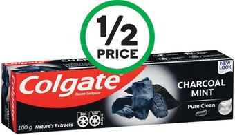 Woolworths Colgate Nature's Extracts Charcoal Mint Toothpaste 100g offer