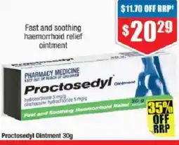 Chemist Warehouse Proctosedyl Ointment offer