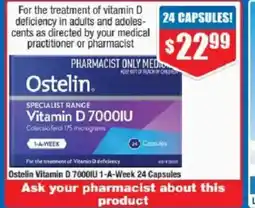 Chemist Warehouse Ostelin Vitamin D 7000IU 1-A-Week offer