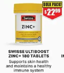 Chemist Warehouse Swisse ultiboost zinc+ offer