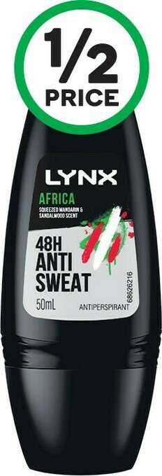Woolworths Lynx Roll On Deodorant 50ml offer