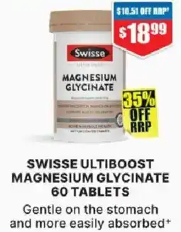 Chemist Warehouse Swisse ultiboost magnesium glycinate offer