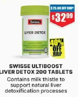 Chemist Warehouse Swisse ultiboost liver detox offer