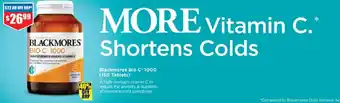 Chemist Warehouse Blackmores Bio C* 1000 offer