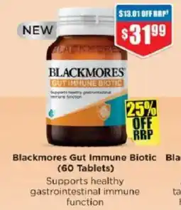 Chemist Warehouse Blackmores Gut Immune Biotic offer