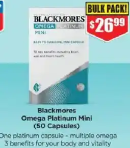 Chemist Warehouse Blackmores Omega Platinum Mini offer