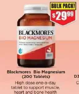 Chemist Warehouse Blackmores Bio Magnesium offer