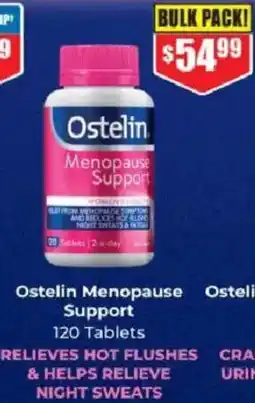 Chemist Warehouse Ostelin Menopause Support offer
