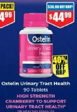 Chemist Warehouse Ostelin Urinary Tract Health offer