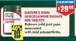 Chemist Warehouse Nature's own glucosamine sulfate offer