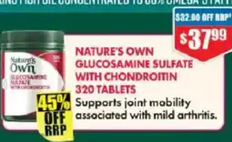 Chemist Warehouse Nature's own glucosamine sulfate with chondroitin offer