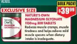 Chemist Warehouse Nature's own magnesium glycinate offer