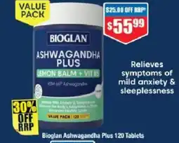 Chemist Warehouse Bioglan Ashwagandha Plus offer