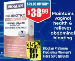 Chemist Warehouse Bioglan Platinum Probiotics Women's Flora offer
