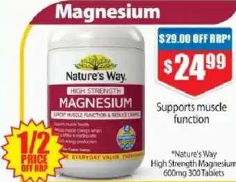 Chemist Warehouse "Nature's Way High Strength Magnesium offer