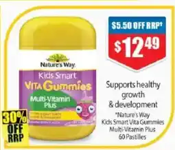 Chemist Warehouse "Nature's Way Kids Smart Vita Gummies Multi-Vitamin Plus offer