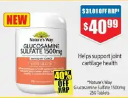 Chemist Warehouse "Nature's Way Glucosamine Sulfate offer